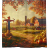 Rideaux De Douche Thanksgiving/Automne/Automne/Automne sur la ferme (Devant)
