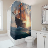 Rideaux De Douche The Captain's Pride -  (En situation)