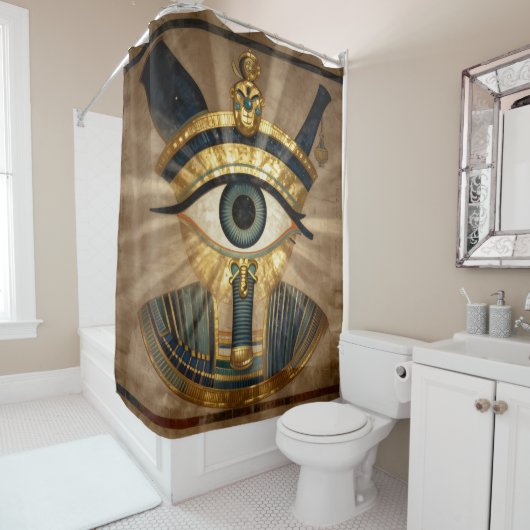 Rideaux De Douche The Egyptian Eye´9 (En situation)