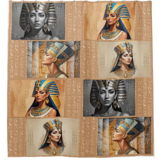 Rideaux De Douche The Legacy of Egyptian Queens – Ancient (Devant)