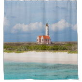 Rideaux De Douche The Pink Lighthouse of Klein Curacao 1 (Devant)