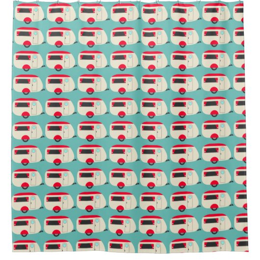 Rideaux De Douche Thème du camp (Devant)