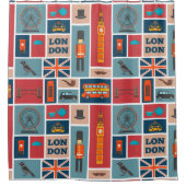 Rideaux De Douche Thème Londres (Devant)