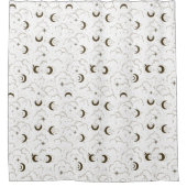 Rideaux De Douche Thème Lune céleste (Devant)