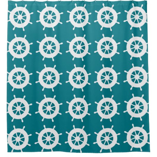 Rideaux De Douche Thème nautique (Devant)