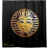 Rideaux De Douche Thème pharaon égyptien (Devant)