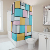 Rideaux De Douche Theo Van Doesburg - Composition XVII (En situation)