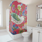 Rideaux De Douche Thief fraise William Morris (En situation)