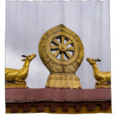 Rideaux De Douche Tibet, Lhassa - Roue du Dharma dans le temple de J (Devant)