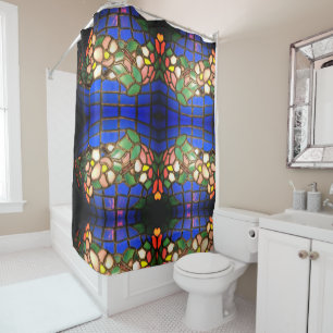 Rideaux De Douche Tiffany Dogwood Vitrail