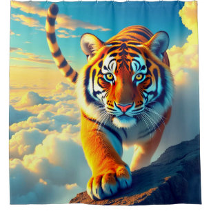 Rideaux De Douche Tiger Art