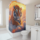 Rideaux De Douche Tiger Art (En situation)