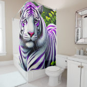 Rideaux De Douche Tiger Art (En situation)