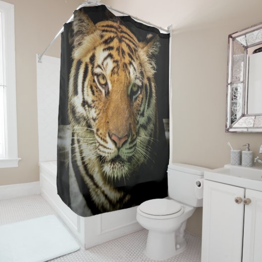 Rideaux De Douche tigre (En situation)