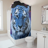 Rideaux De Douche Tigre bleu (En situation)
