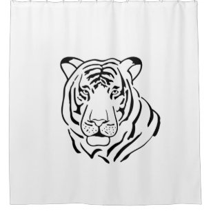 Rideaux De Douche Tigre Gratiffi