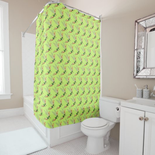 Rideaux De Douche Tinker Bell Shower Curtain (En situation)