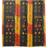 Rideaux De Douche Tissu de boue africain (Devant)