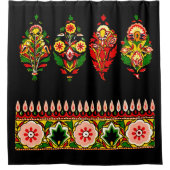 Rideaux De Douche Tissu de coton indien (Devant)