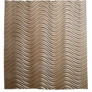 Rideaux De Douche Tissu rayé blanc et gris