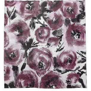 Rideaux De Douche tissu rose Abstrait, textures diverses.