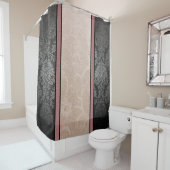 Rideaux De Douche Tissus floraux d'inspiration Vintage (En situation)