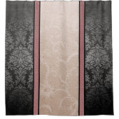 Rideaux De Douche Tissus floraux d'inspiration Vintage (Devant)