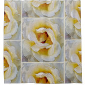 Rideaux De Douche tons blanc à jaune (Devant)