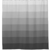 Rideaux De Douche Tons Gris Ombre Gradient (Devant)