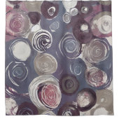 Rideaux De Douche Tons muets roses abstraits (Devant)