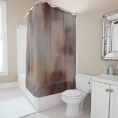 Rideaux De Douche Tons terre se mélangent (En situation)