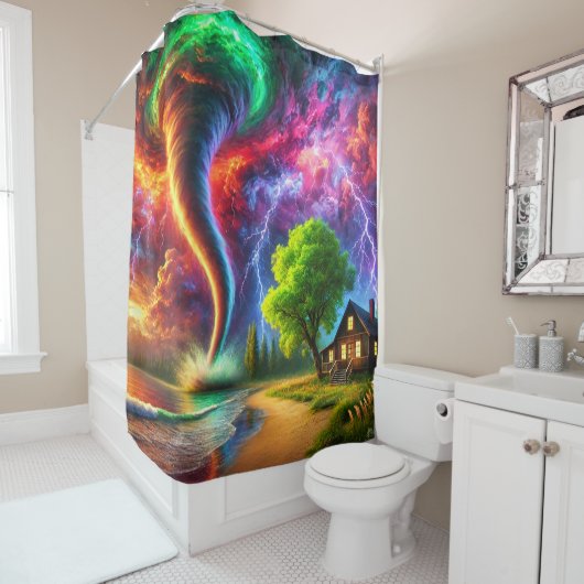 Rideaux De Douche Tornado (En situation)