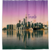 Rideaux De Douche Toronto Capitale de l'Ontario Canada City Skyline (Devant)