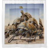 Rideaux De Douche Tortoise des Galapagos (Devant)