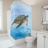 Rideaux De Douche Tortue 1 (En situation)