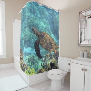 Rideaux De Douche tortue de mer