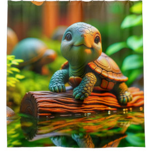 Rideaux De Douche Tortue mûre