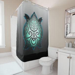 Rideaux De Douche Tortue Snapper Silhouette