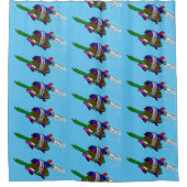 Rideaux De Douche Tortue volante (Devant)