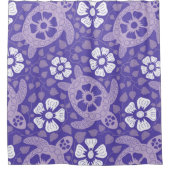 Rideaux De Douche Tortues violettes Kauai (Devant)