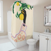 Rideaux De Douche Touche Citrus (En situation)