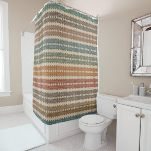 Rideaux De Douche Touche de Motif de Geo couleur