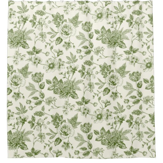 Rideaux De Douche Touche d'Elegance Garden Toile (Devant)