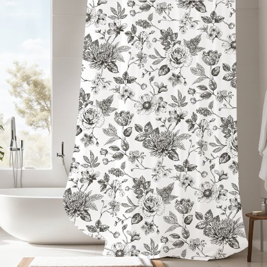 Rideaux De Douche Touche d'Elegance Garden Toile