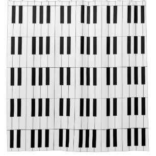 Rideaux De Douche Touches de piano