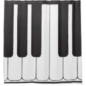 Rideaux De Douche Touches de piano (Devant)
