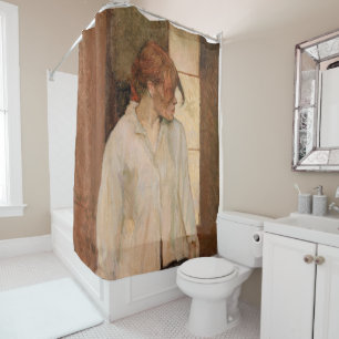 Rideaux De Douche Toulouse-Lautrec - A Montrouge, Rosa La Rouge