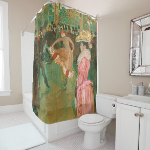 Rideaux De Douche Toulouse-Lautrec - Au Rouge, La Danse