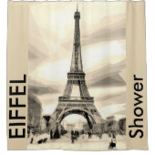 Rideaux De Douche Tour Eiffel Paris France de douche (Devant)