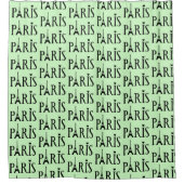 Rideaux De Douche Tour Eiffel Paris France Design (Devant)